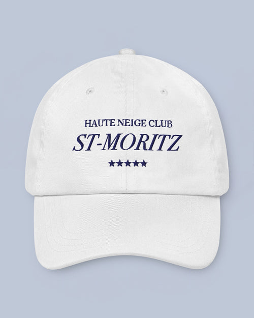 Casquette brodée ST-MORITZ