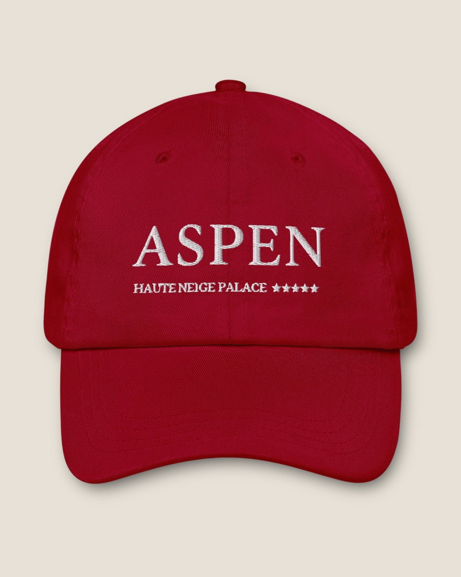 Casquette brodée ASPEN PALACE